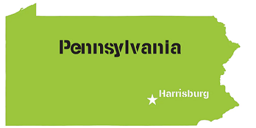 Map of Pennsylvania